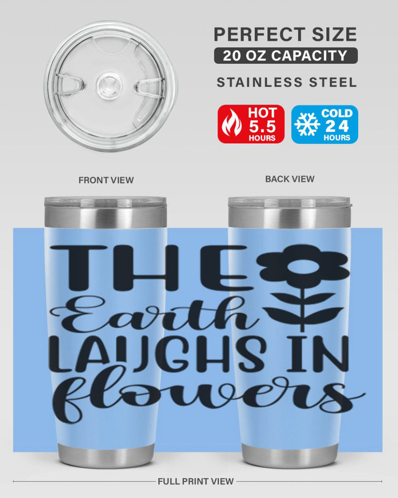 The earth laughs in flowers 548#- spring- Tumbler