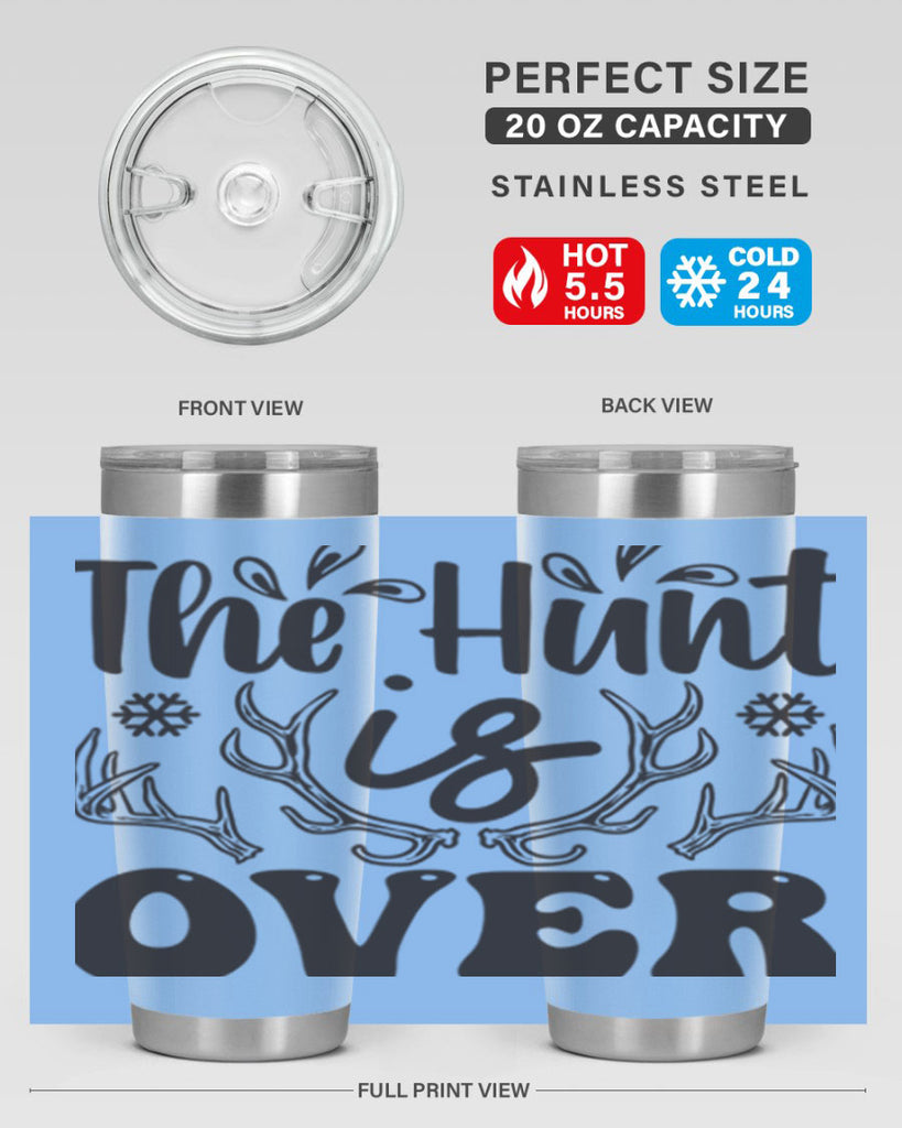 The hunt is over 403#- winter- Tumbler