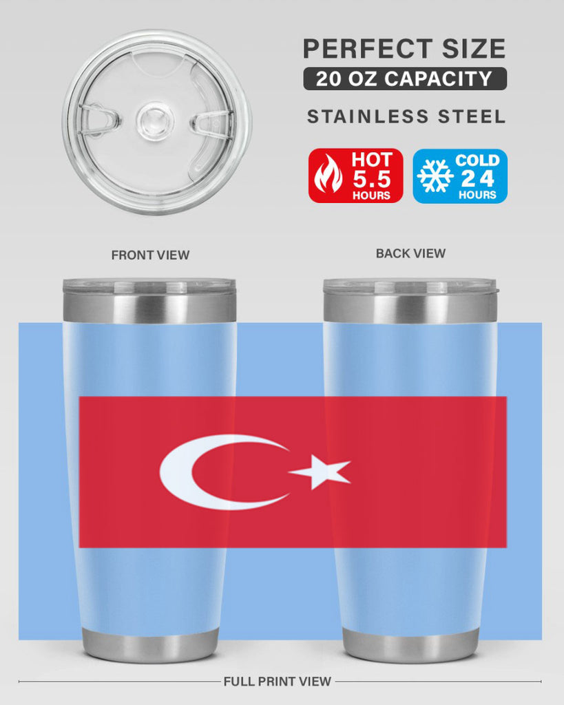 Turkey 17#- world flags- Tumbler