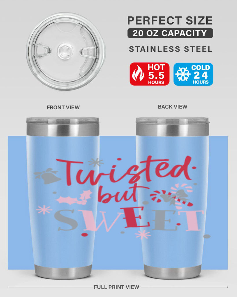 Twisted but sweet 424#- winter- Tumbler