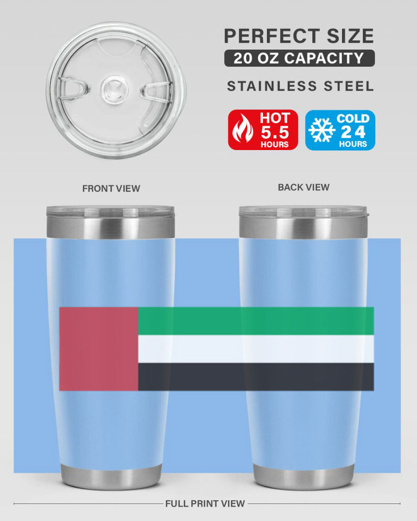 United Arab Emirates 12#- world flags- Tumbler
