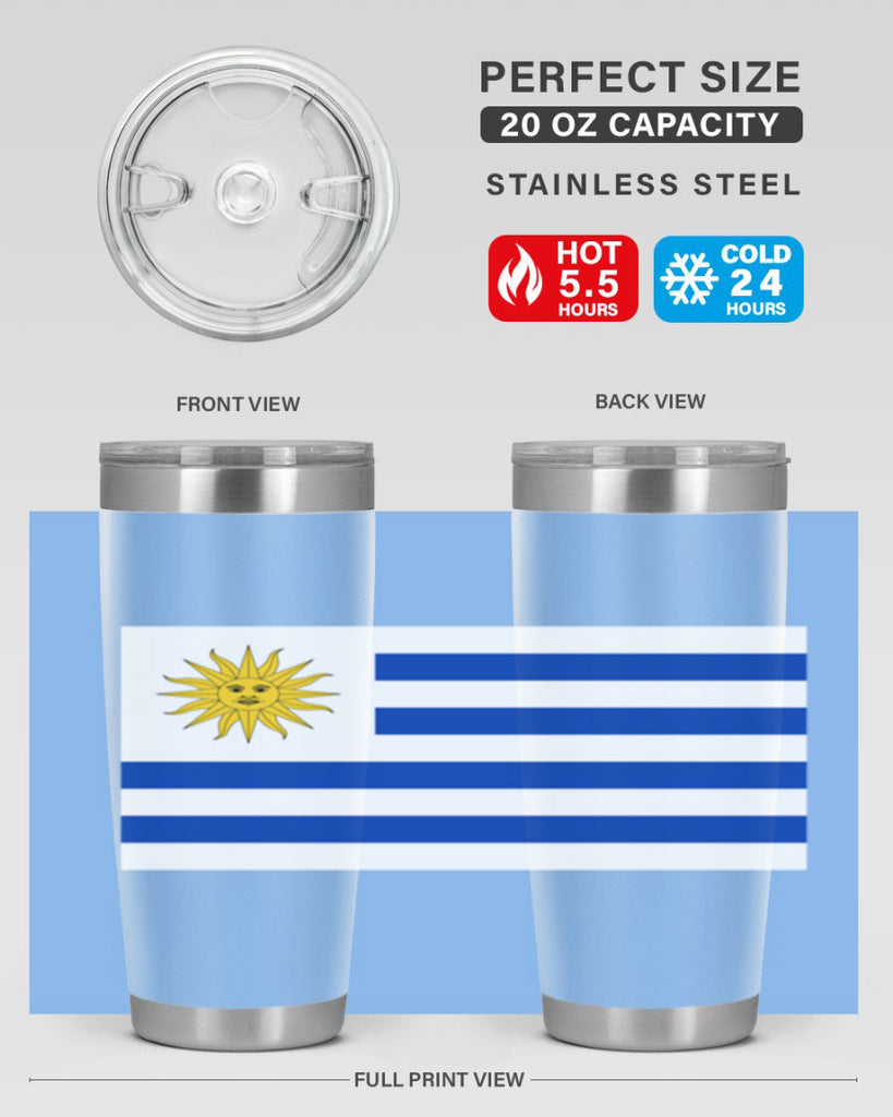 Uruguay 9#- world flags- Tumbler