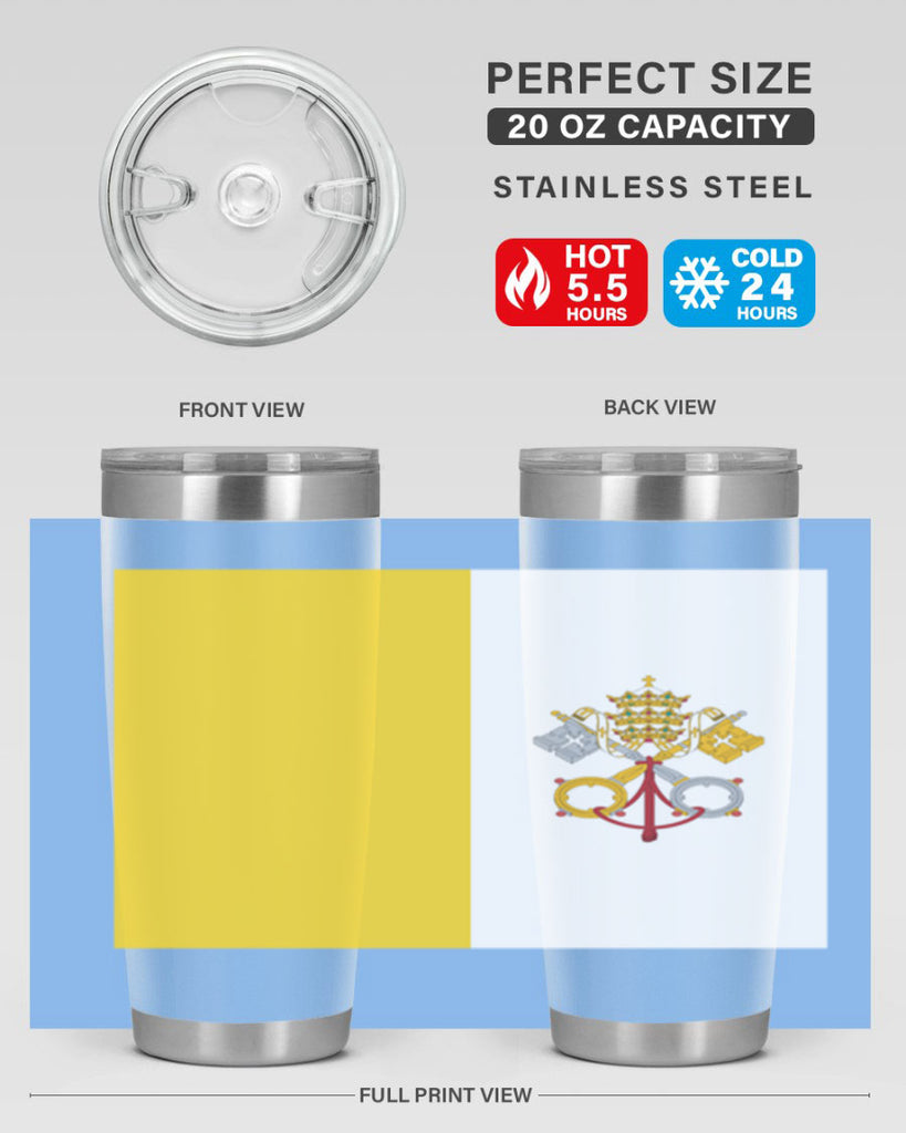 Vatican City 6#- world flags- Tumbler