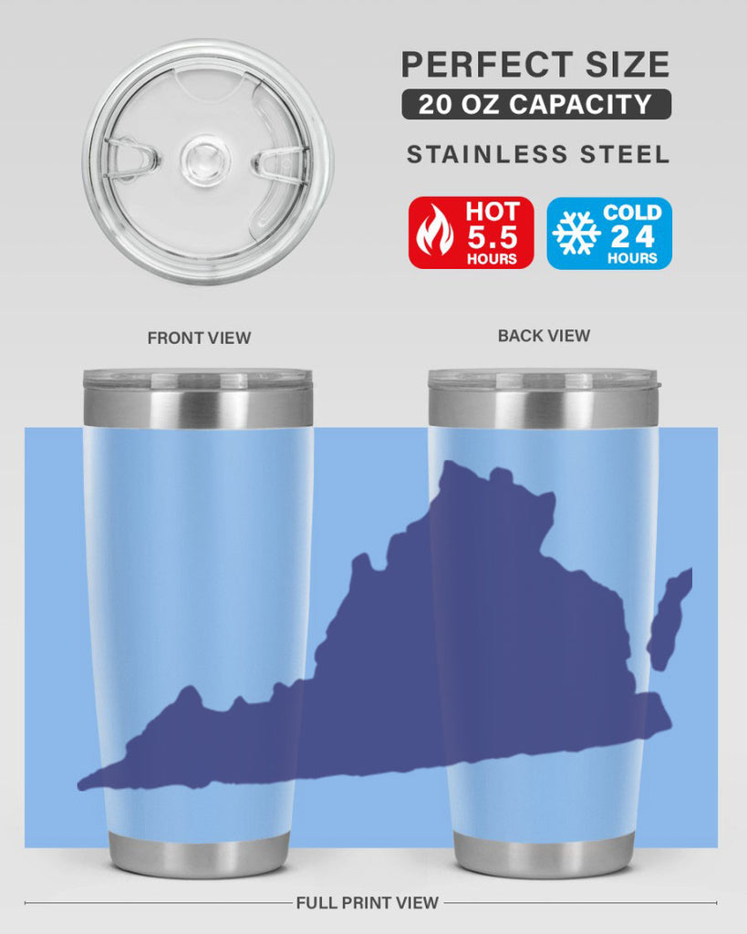 Virginia 5#- stateflags- Tumbler