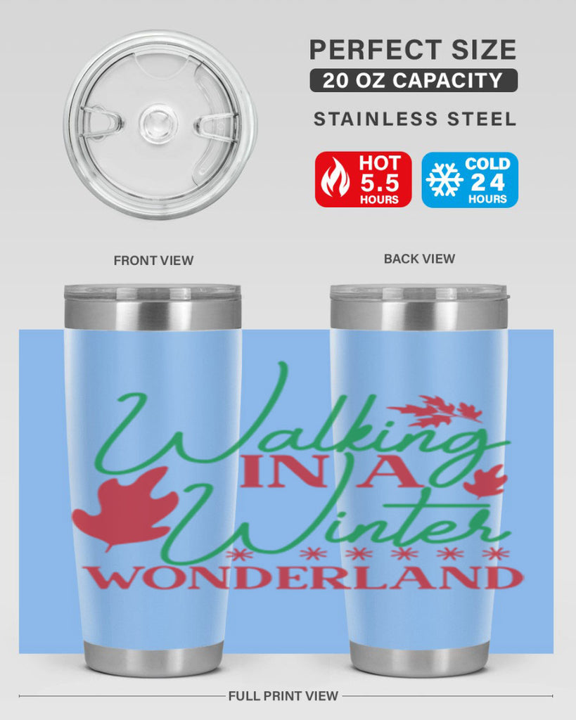 Walking In A Winter Wonderland 438#- winter- Tumbler