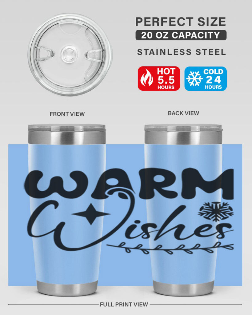 Warm wishes 467#- winter- Tumbler