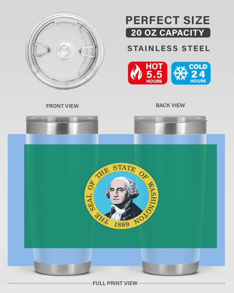 Washington 4#- stateflags- Tumbler