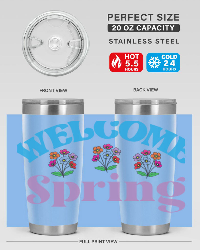Welcome Spring  600#- spring- Tumbler