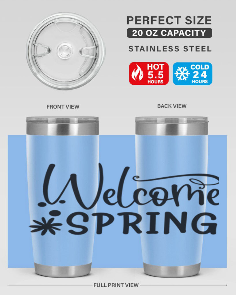 Welcome spring 12#- spring- Tumbler