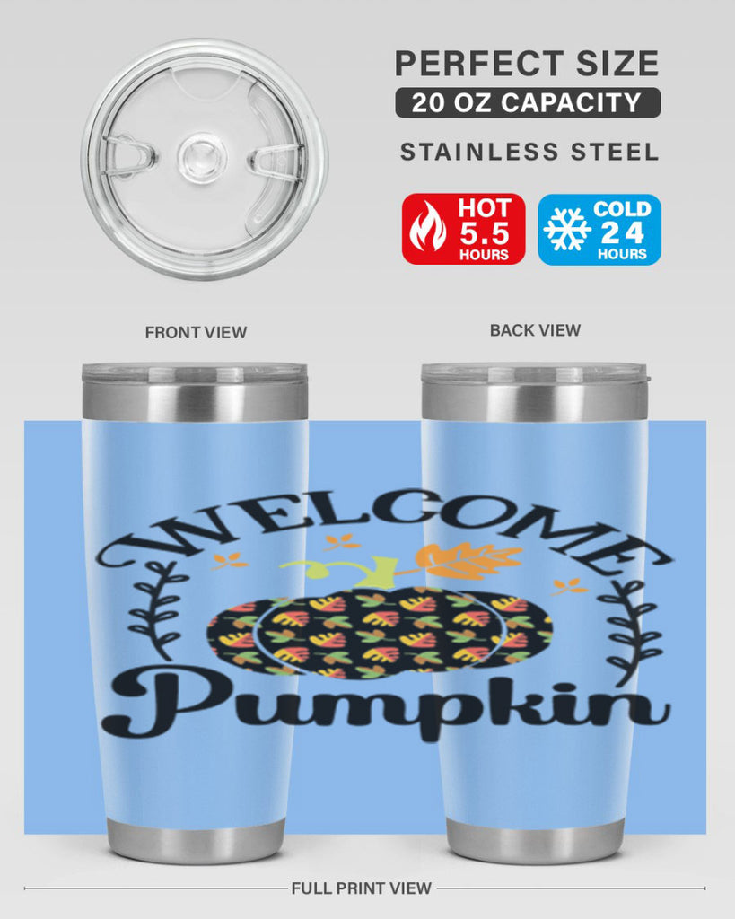 Welcomepumpkin 640#- fall- Tumbler
