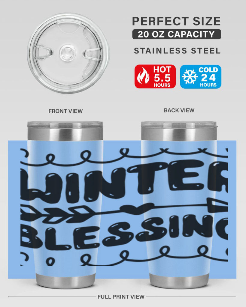 Winter Blessing 545#- winter- Tumbler