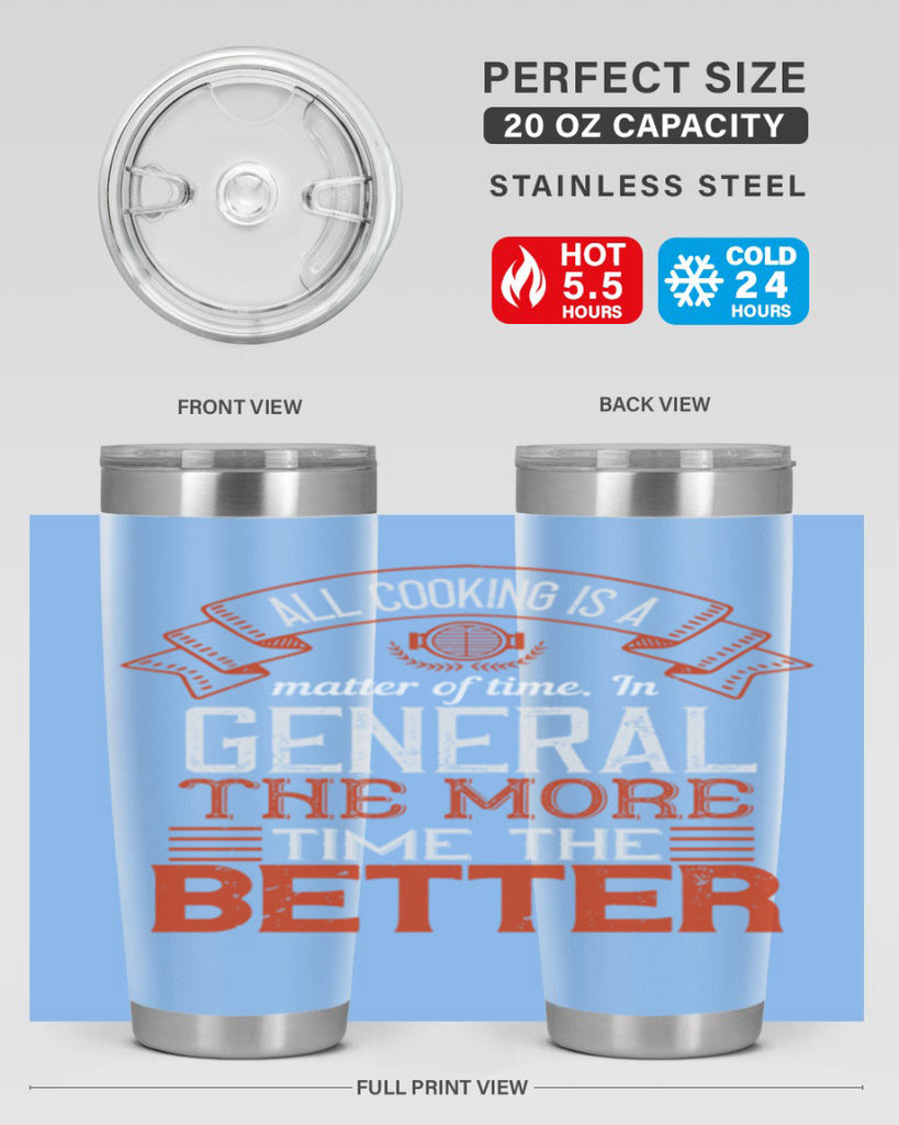 all cooking is a matter of time in general the more time the better 39#- cooking- Tumbler