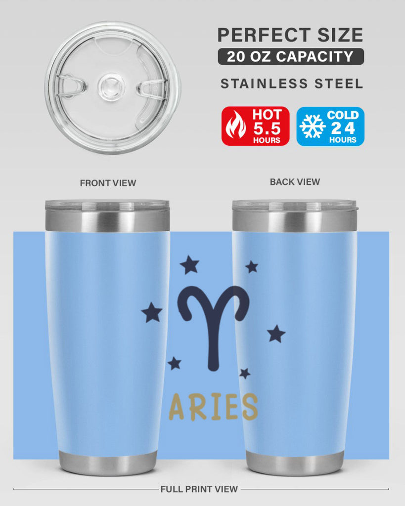 aries 135#- zodiac- Tumbler