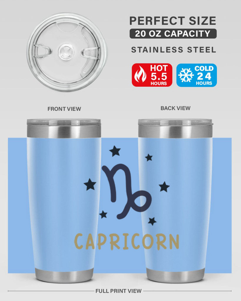 capricorn 206#- zodiac- Tumbler
