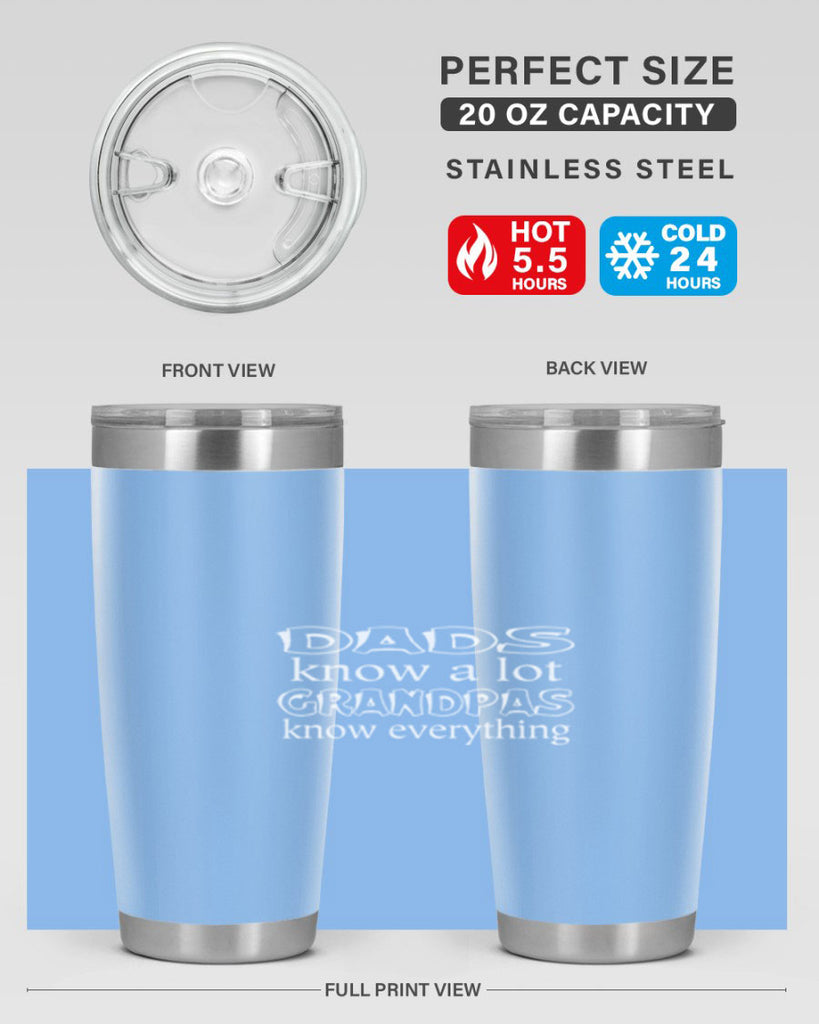 dads know a lot 17#- dad- Tumbler