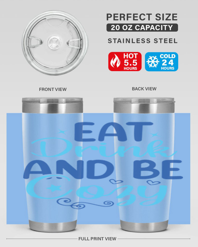 eat drink and be cozy 97#- winter- Tumbler