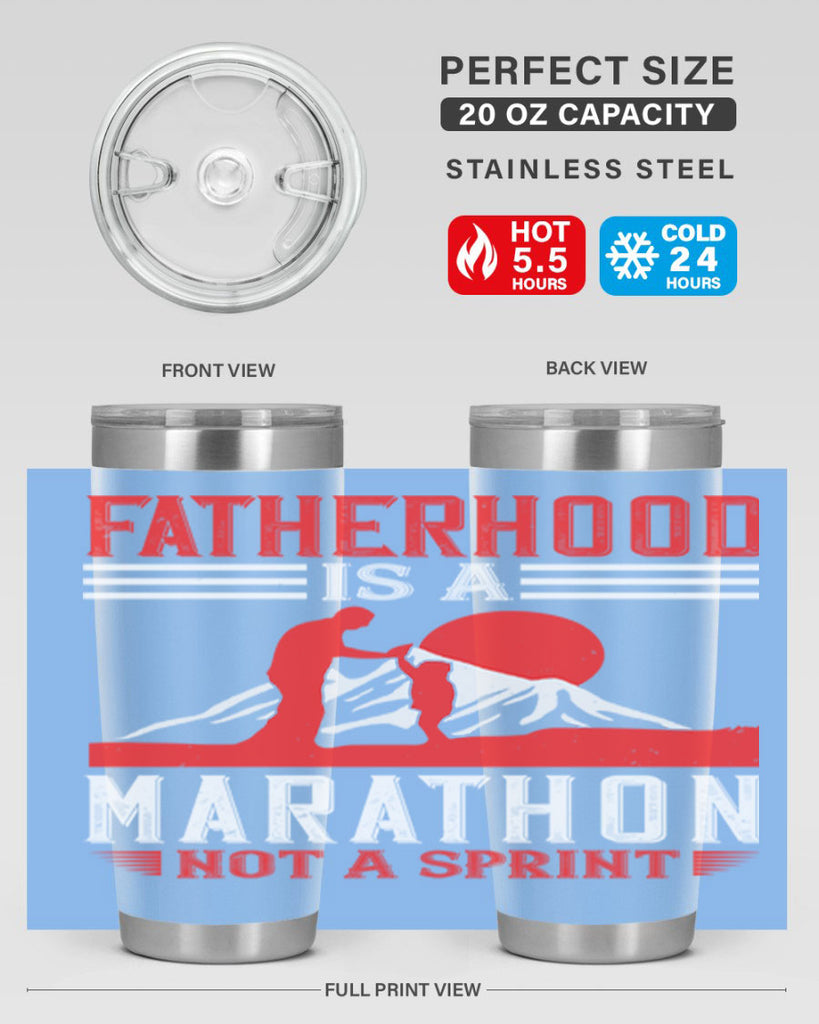 fatherhood is a marathon not a sprint 261#- fathers day- Tumbler