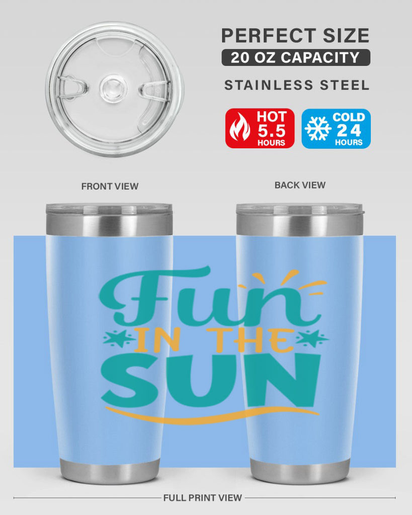 fun in the sun Style 103#- summer- Tumbler