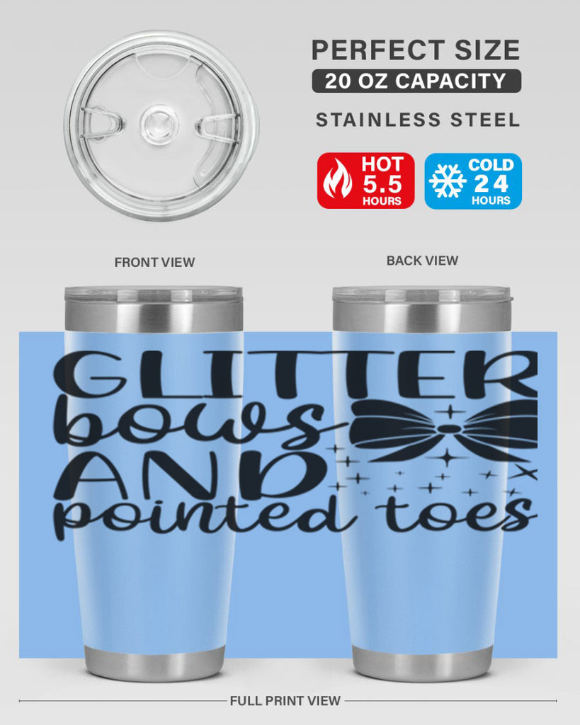 glitter bows and pointed toes44#- ballet- Tumbler