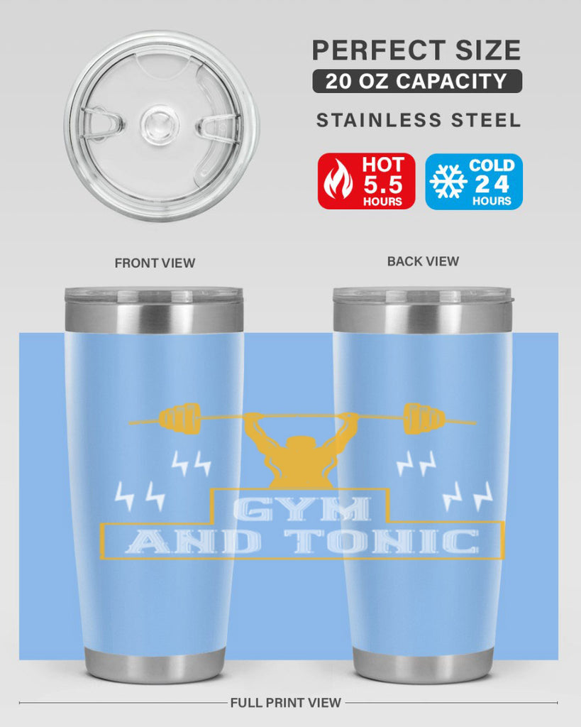 gym and tonic 100#- gym- Tumbler