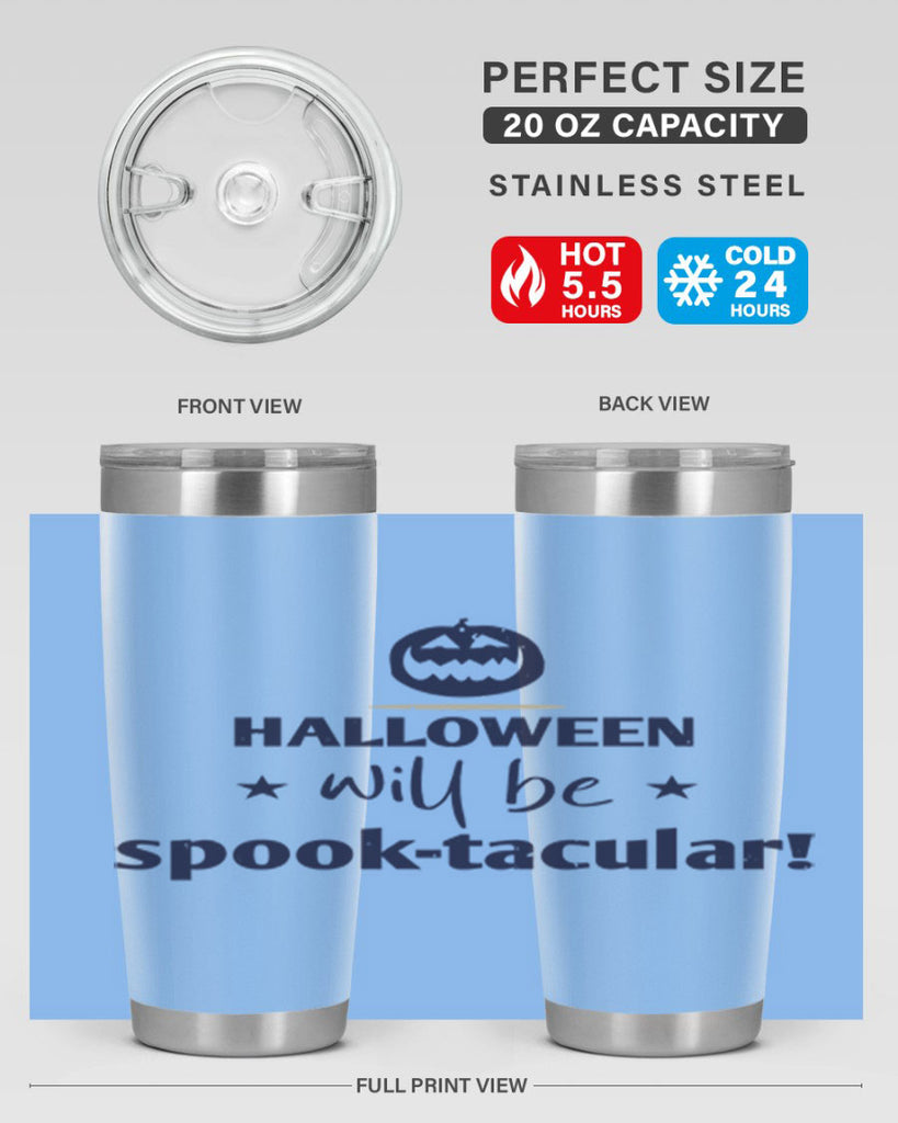 halloween will be spooktacular 156#- halloween- Tumbler