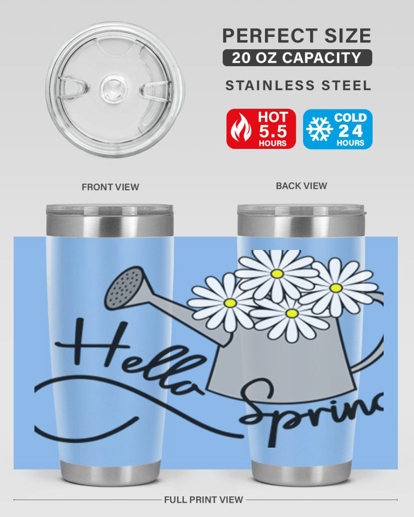hello spring watering can208#- spring- Tumbler