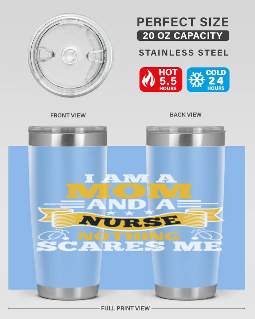 i am amom and a nurse Style 396#- nurse- tumbler