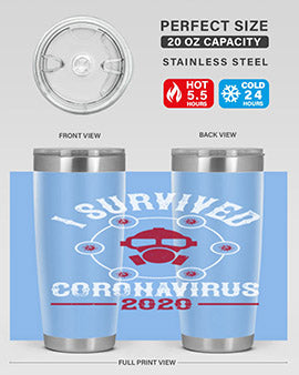 i survived coronavirus Style 32#- corona virus- Tumbler