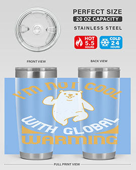 i’m not cool with global warming 18#- Bears- Tumbler