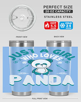 just a girl who loves panda 21#- Bears- Tumbler