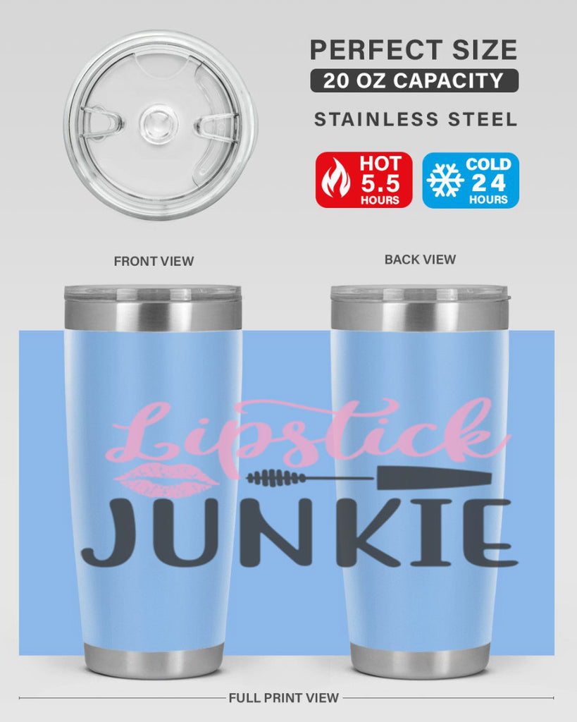 lipstick junkie Style 154#- make up- Tumbler