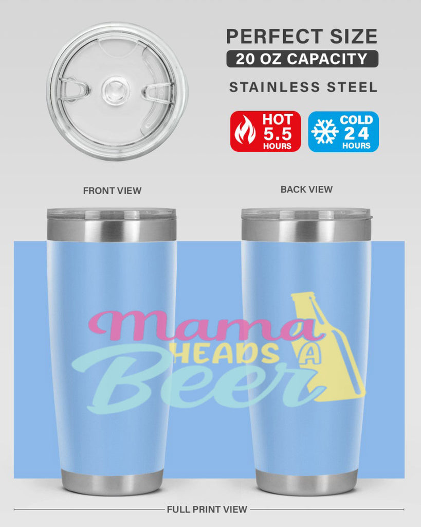 mama heads a beer 124#- beer- Tumbler