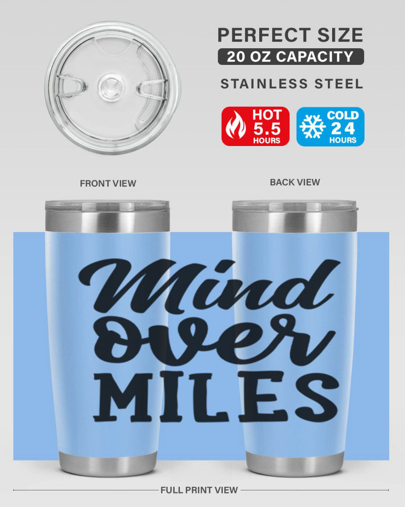 mind over miles 28#- gym- Tumbler