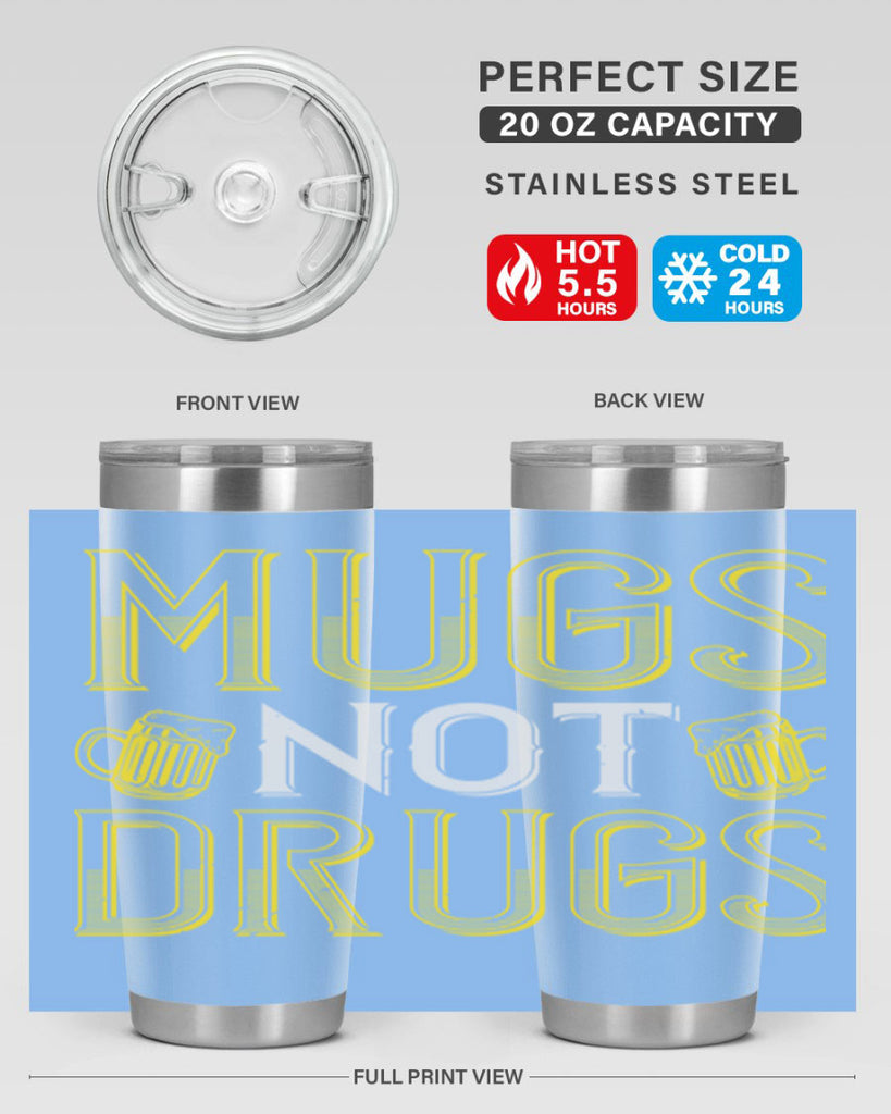 mugs not drugs Style 113#- St Patricks Day- Tumbler