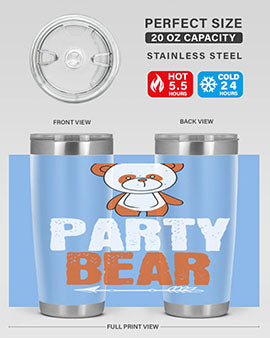 party bear 25#- Bears- Tumbler