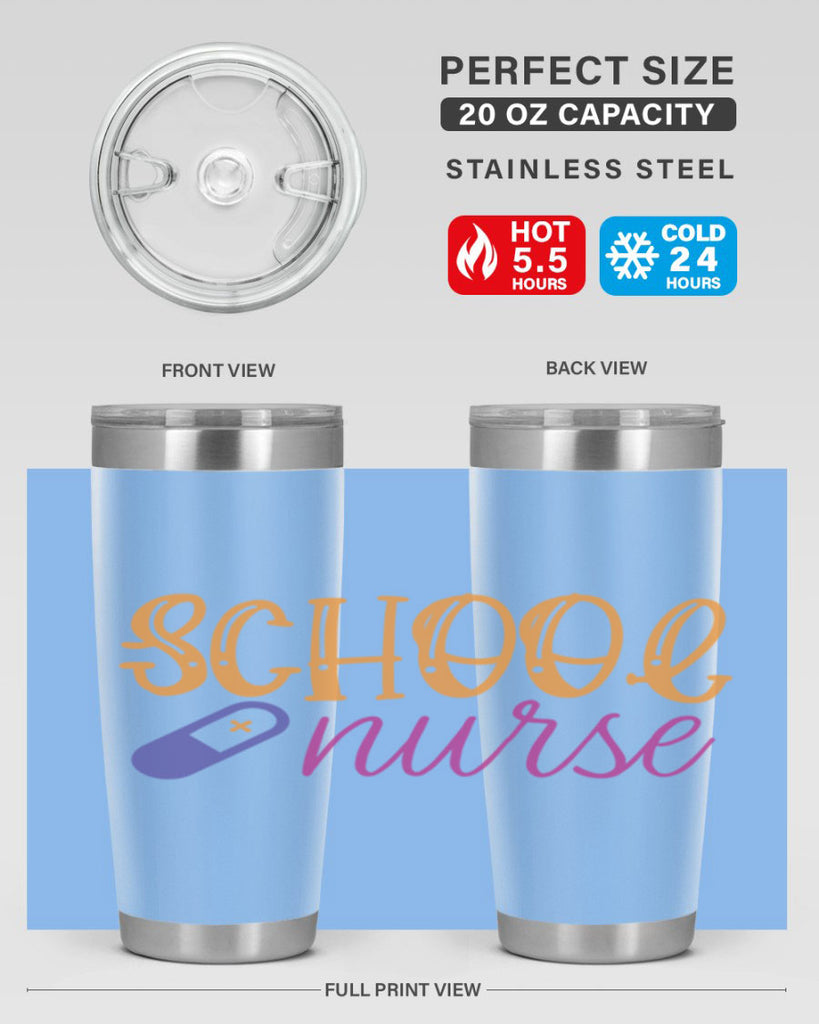 school nurse Style Style 48#- nurse- tumbler