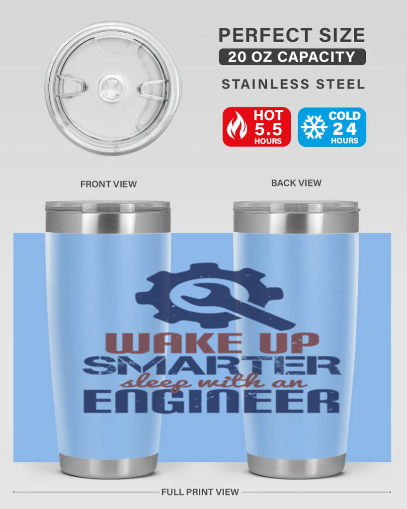 wake up smarter sleep with an engineer Style 31#- engineer- tumbler