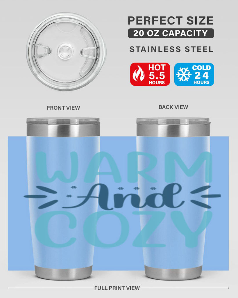 warm and cozy 445#- winter- Tumbler