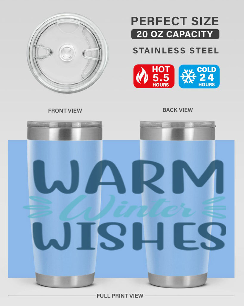 warm winter wishes 456#- winter- Tumbler