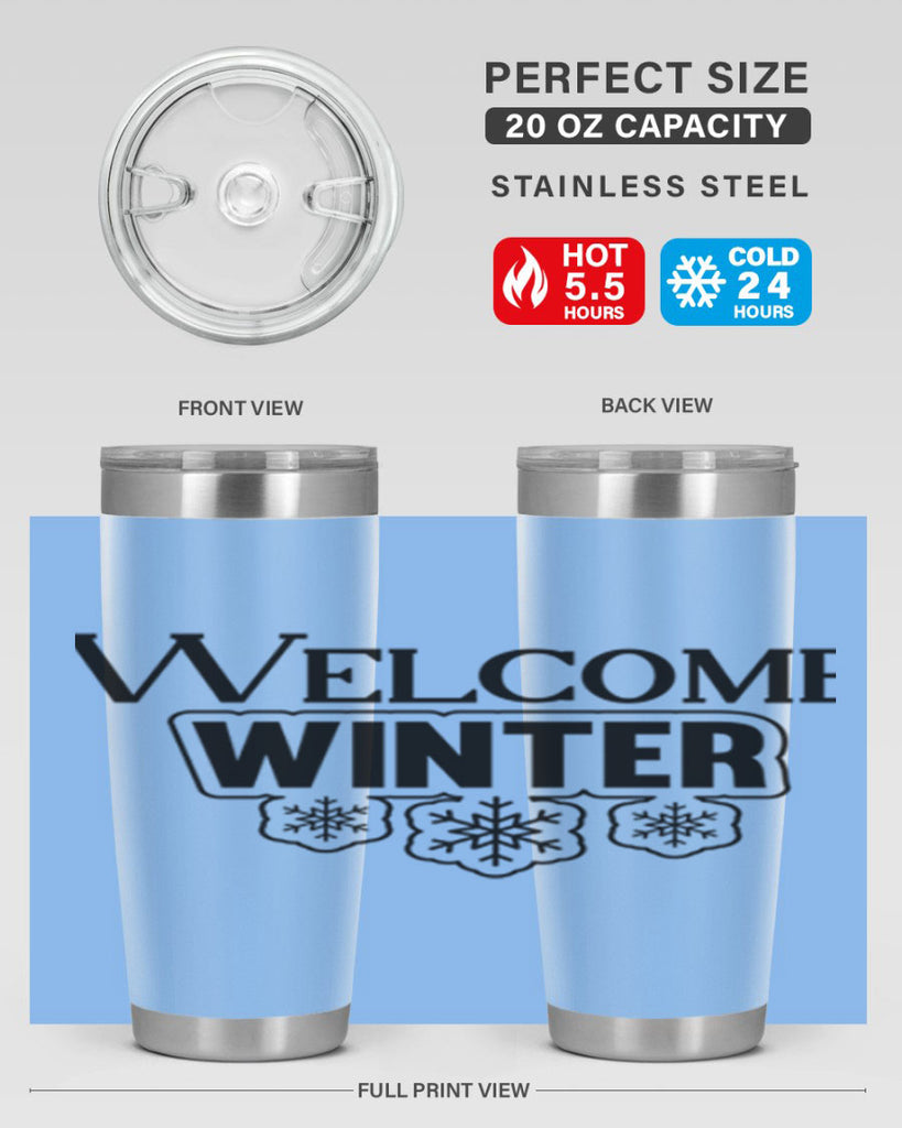 welcome winter 474#- winter- Tumbler