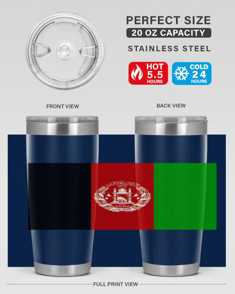 Afghanistan 197#- world flags- Tumbler