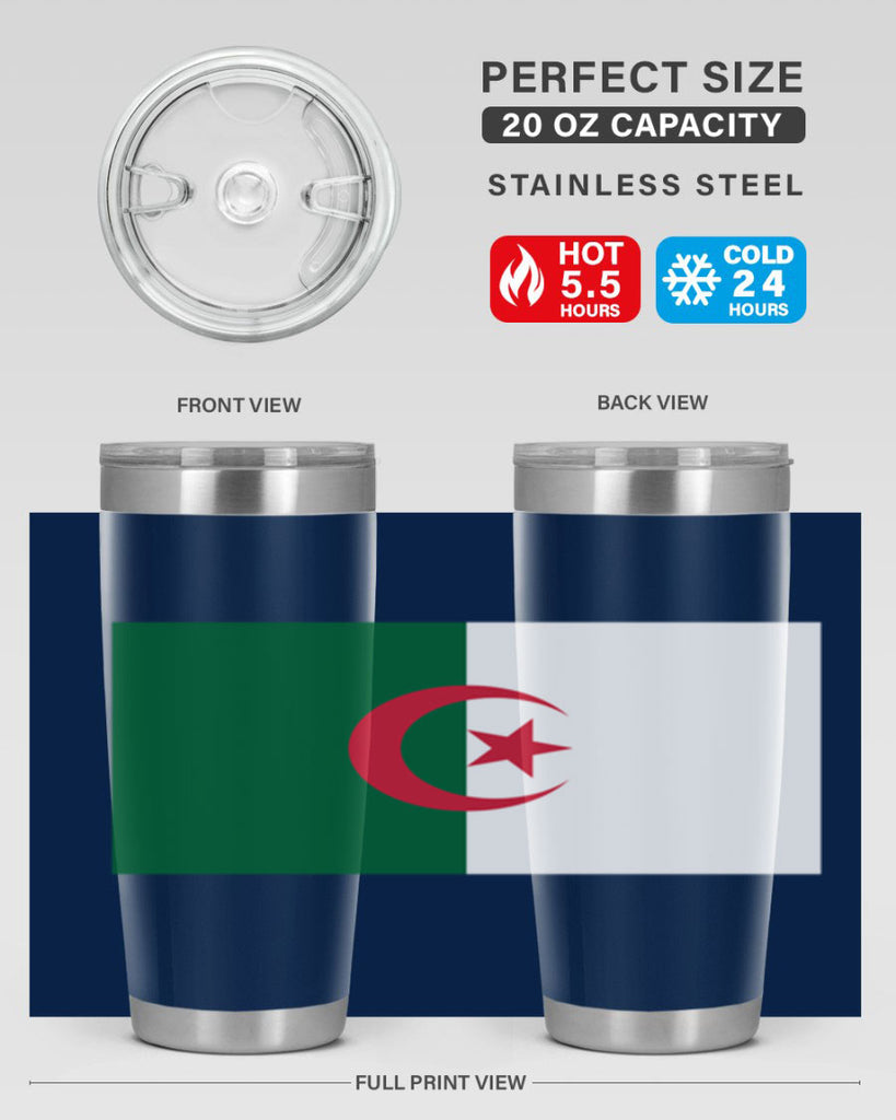 Algeria 195#- world flags- Tumbler