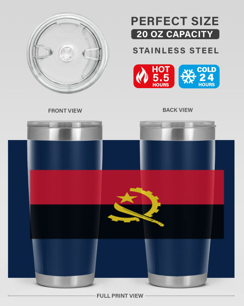 Angola 193#- world flags- Tumbler