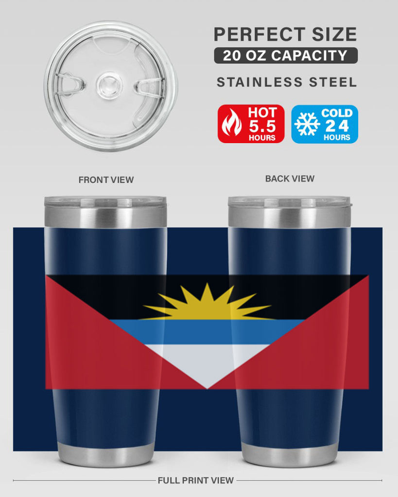 Antigua and Barbuda 192#- world flags- Tumbler