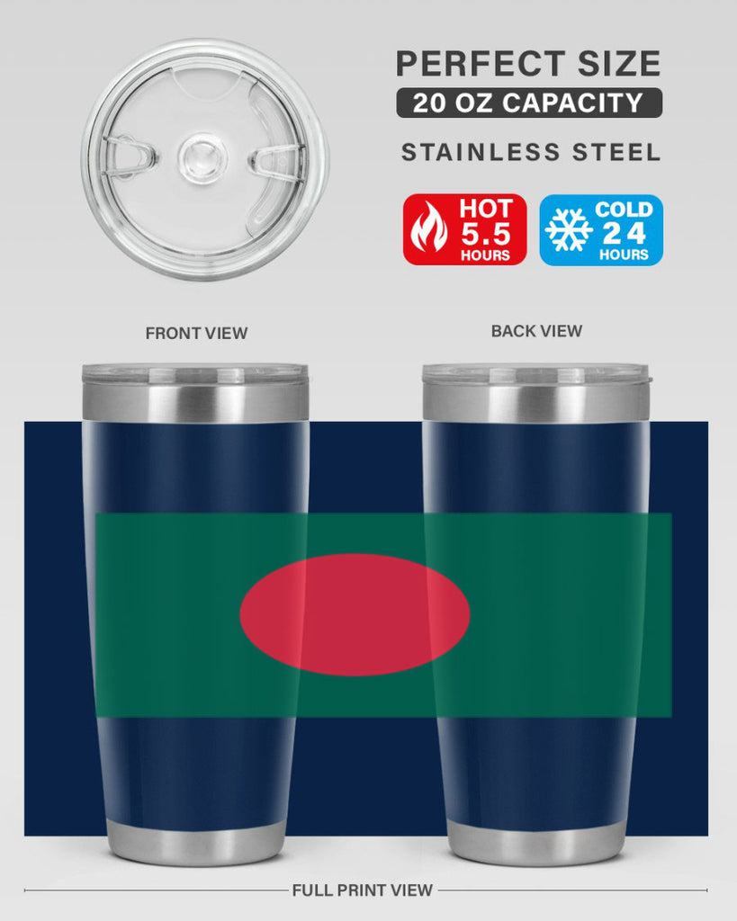 Bangladesh 184#- world flags- Tumbler