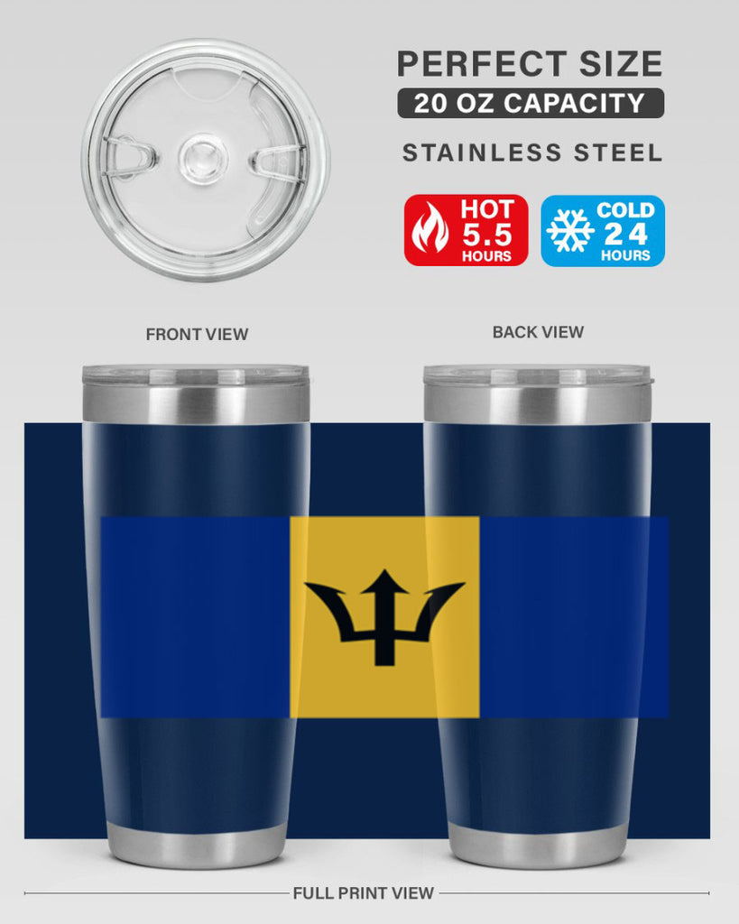 Barbados 183#- world flags- Tumbler