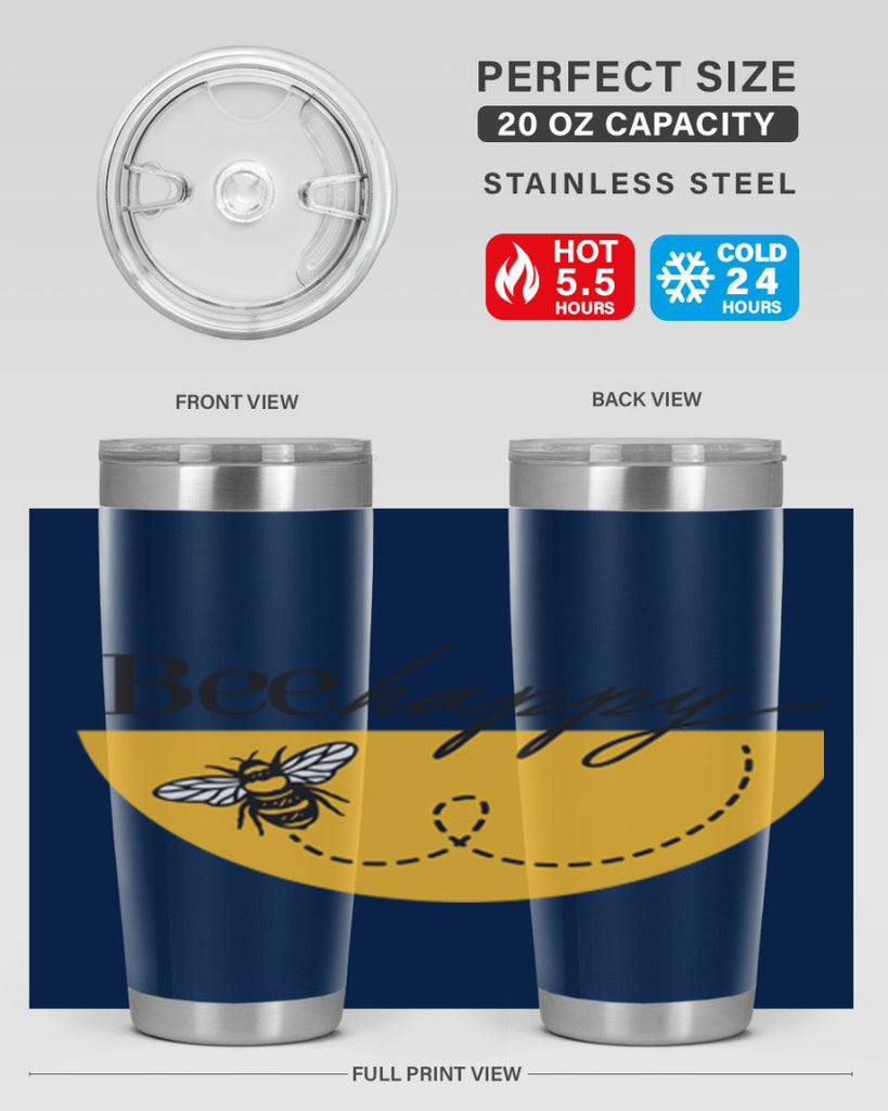 Bee Happy30#- spring- Tumbler