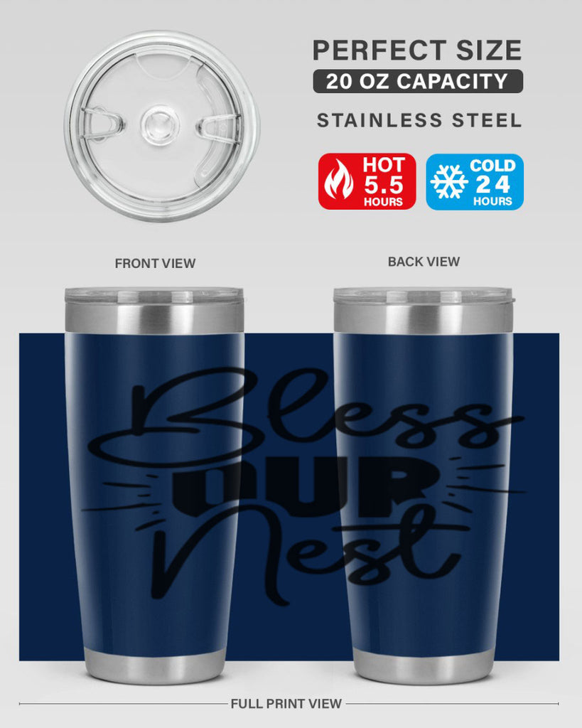 Bless Our Nest 52#- spring- Tumbler