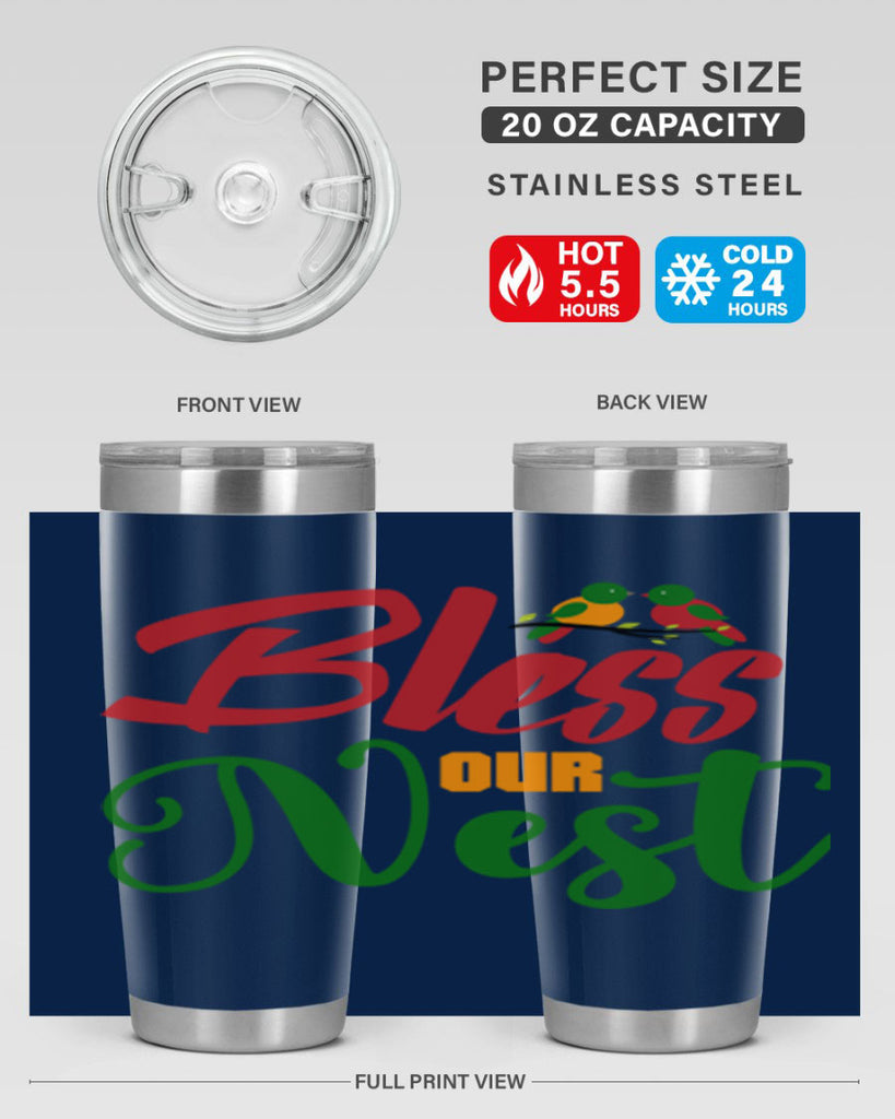 Bless Our Nest 67#- spring- Tumbler