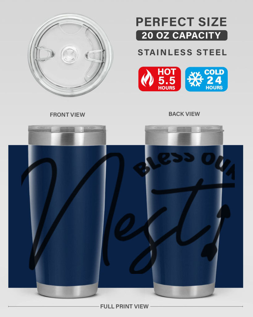 Bless Our Nest55#- spring- Tumbler